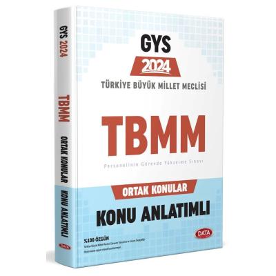 Data Yayınları 2024 Türkiye Büyük Millet Meclisi (Tbmm) Gys Ortak Konular Konu Anlatımlı