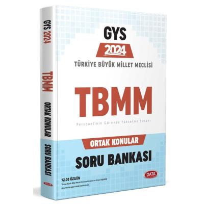 Data Yayınları 2024 Türkiye Büyük Millet Meclisi (Tbmm) Gys Ortak Konular Soru Bankası