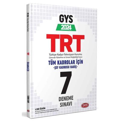 Data Yayınları 2024 TRT Tüm Kadrolar (Şef Kadrosu Hariç) GYS 7 Deneme Sınavı