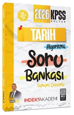 İndeks Akademi 2026 KPSS Tarih Algoritma Soru Bankası Çözümlü - Aydın Yüce