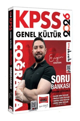 Yargı Yayınları 2026 KPSS Genel Kültür Tamamı Çözümlü Coğrafya Soru Bankası (Engin Eraydın)