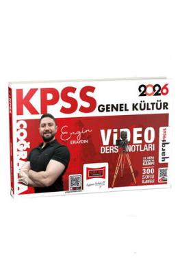 Yargı Yayınları 2026 KPSS Genel Kültür Coğrafya Video Ders Notları (Engin Eraydın)